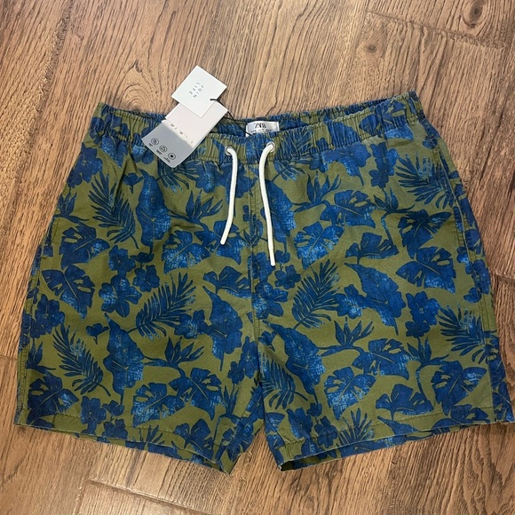Zara NWT Mens Swim Trunks XL - Picture 1 of 4